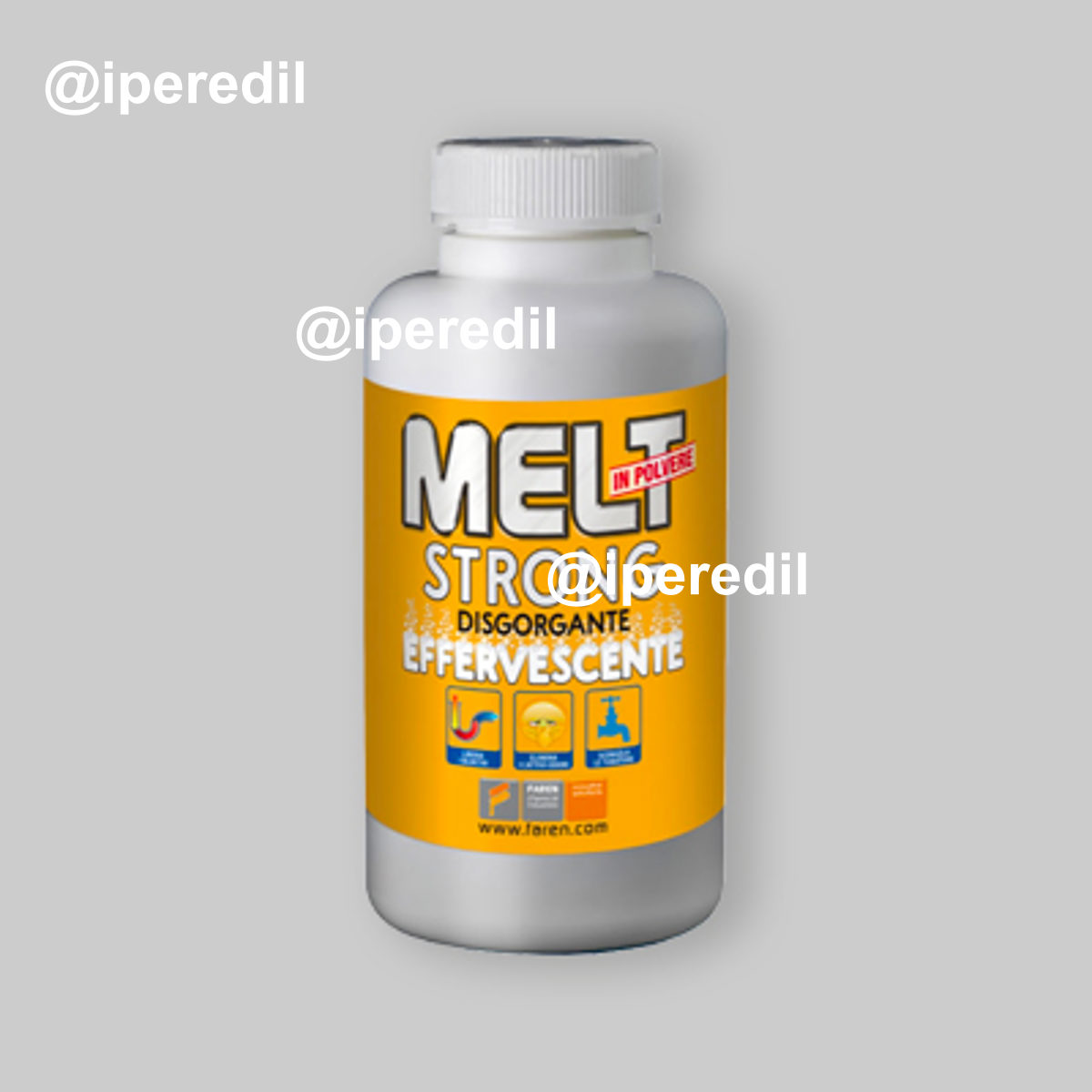 DISGORGANTE EFFERVESCENTE "MELT STRONG" IN POLVERE Barattolo 600 gr.