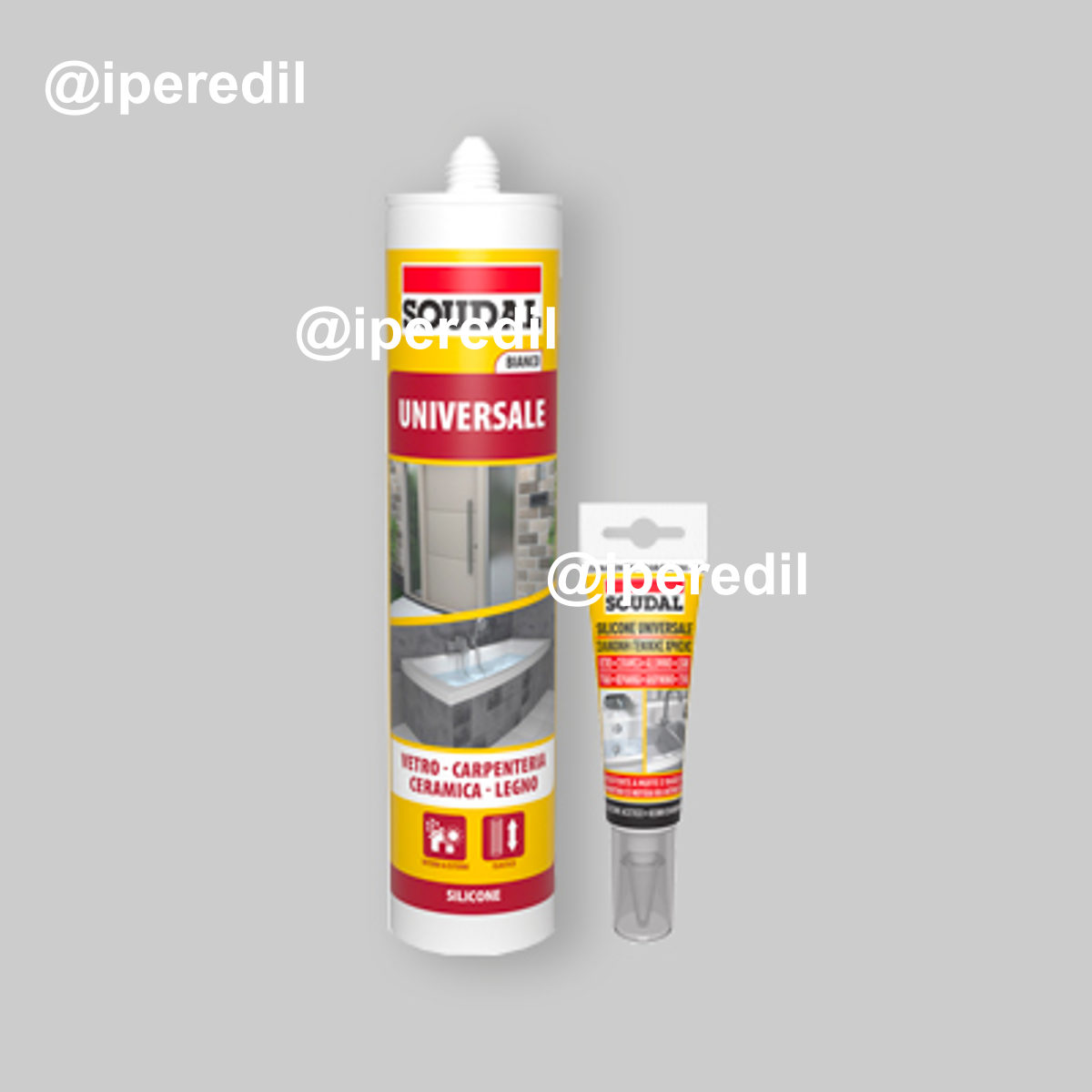 SILICONE ACETICO UNIVERSALE SOUDAL 60 ml - Trasparente