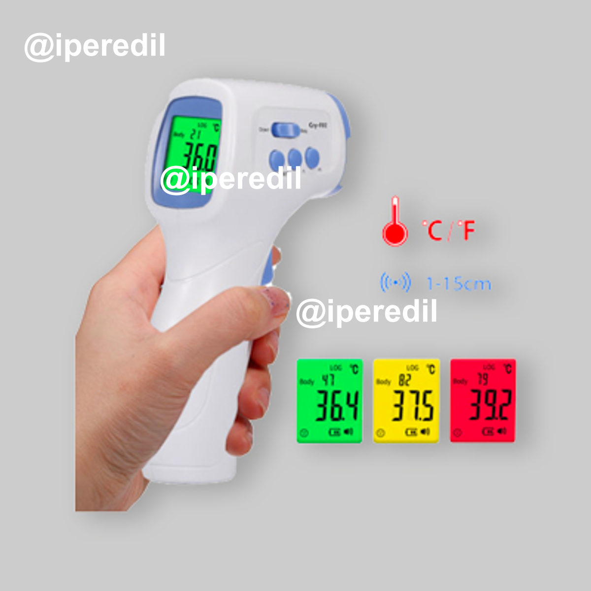 TERMOMETRO LASER PER TEMPERATURA CORPOREA 34°C- 42°C