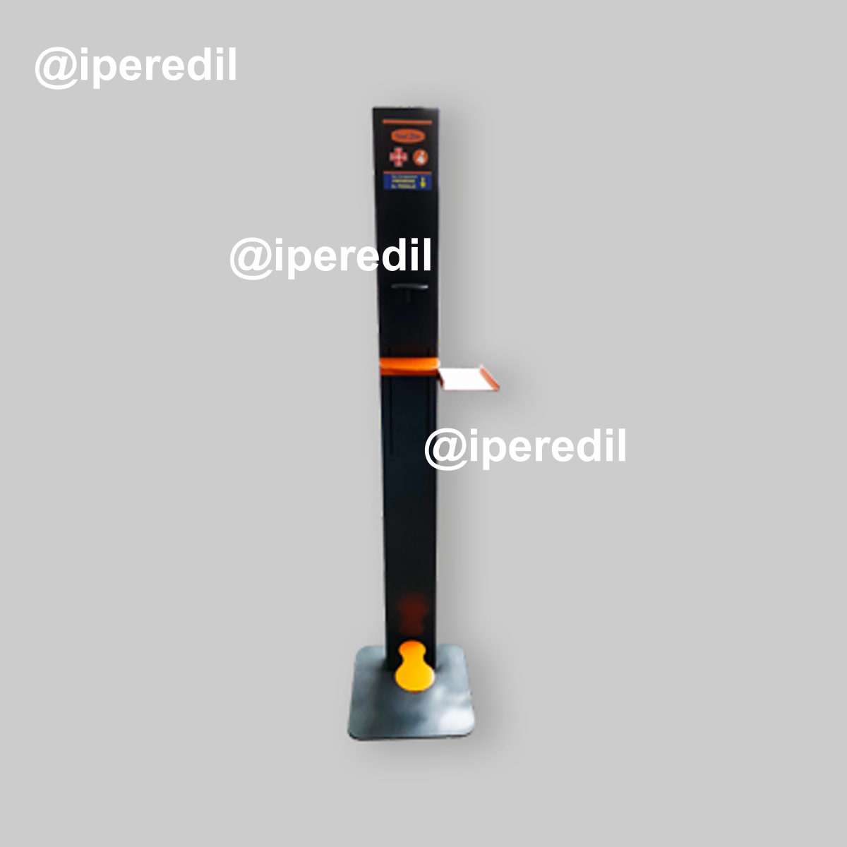 PIANTANA PORTAGEL CON AZIONAMENTO A PEDALE CARDINALE Nera