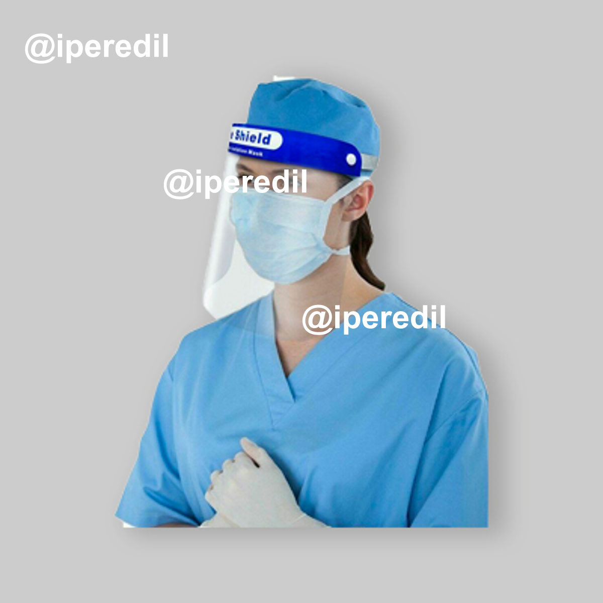 VISIERA PROTETTIVA REGOLABILE in poliestere