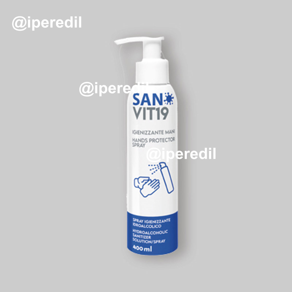 IGIENIZZANTE IDROALCOLICO SPRAY SANVIT19 400 ml