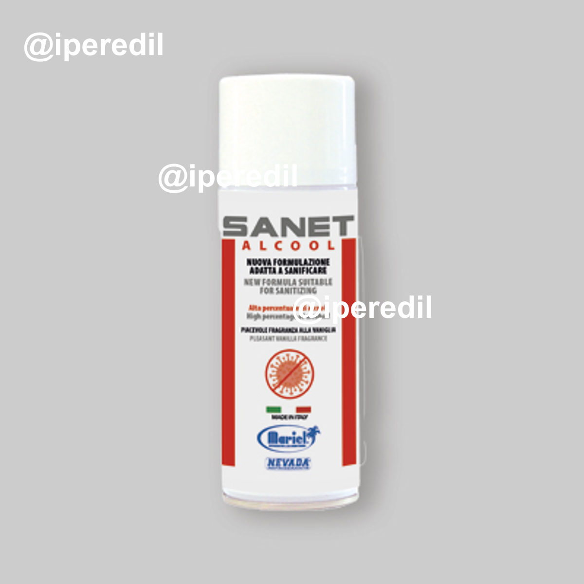 IGIENIZZANTE SPRAY A BASE ALCOLICA SANET ALCOOL 400 ml