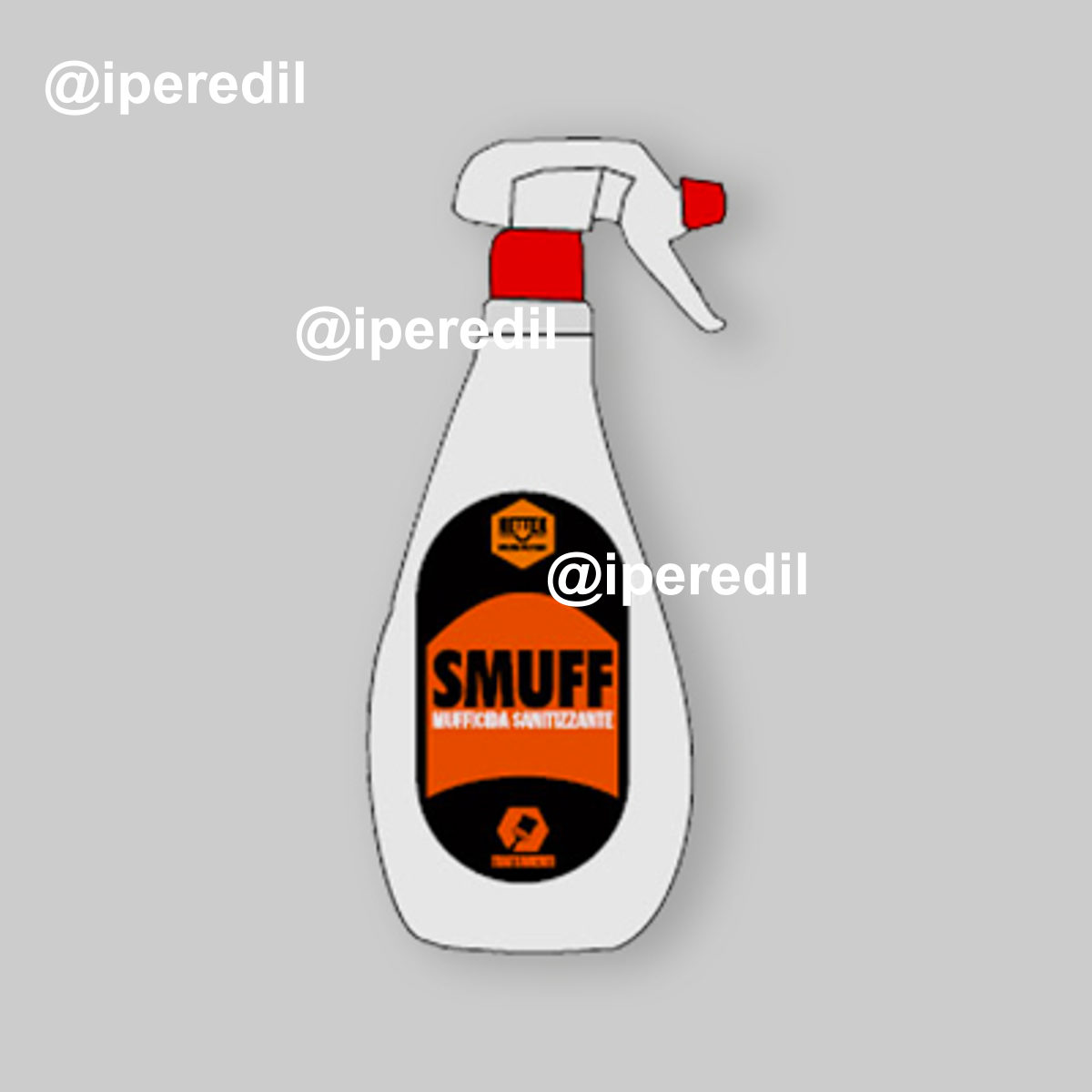 DETERGENTE MUFFICIDA E SANITIZZANTE "SMUFF" Lt 0,75 Spray