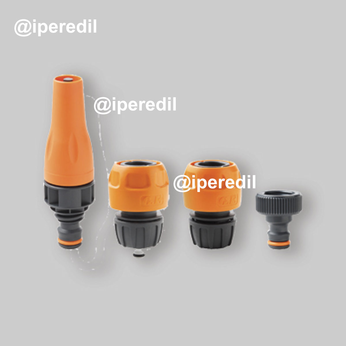 KIT IRRIGAZIONE LANCIA A SPRUZZO 1/2" - 5/8"
