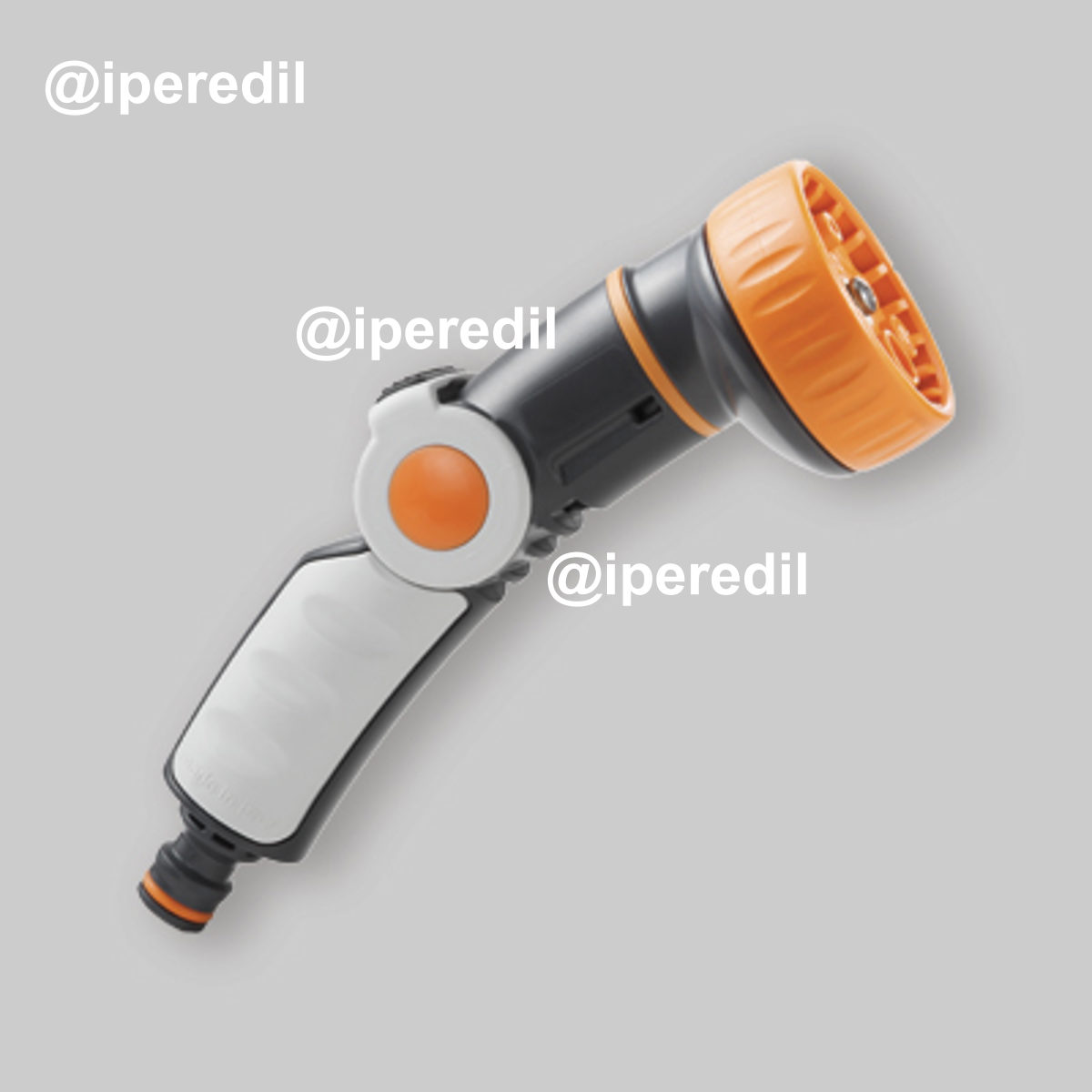 LANCIA DI IRRIGAZIONE ERGONOMICA A PORTATA VARIABILE "8 JET" Soft touch - 18 l/min (4 bar)