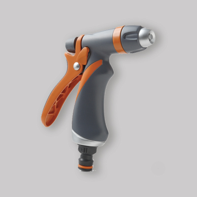 PISTOLA IRRIGAZIONE "METALLO E GOMMA" Soft touch - 12 l/min a 4 bar