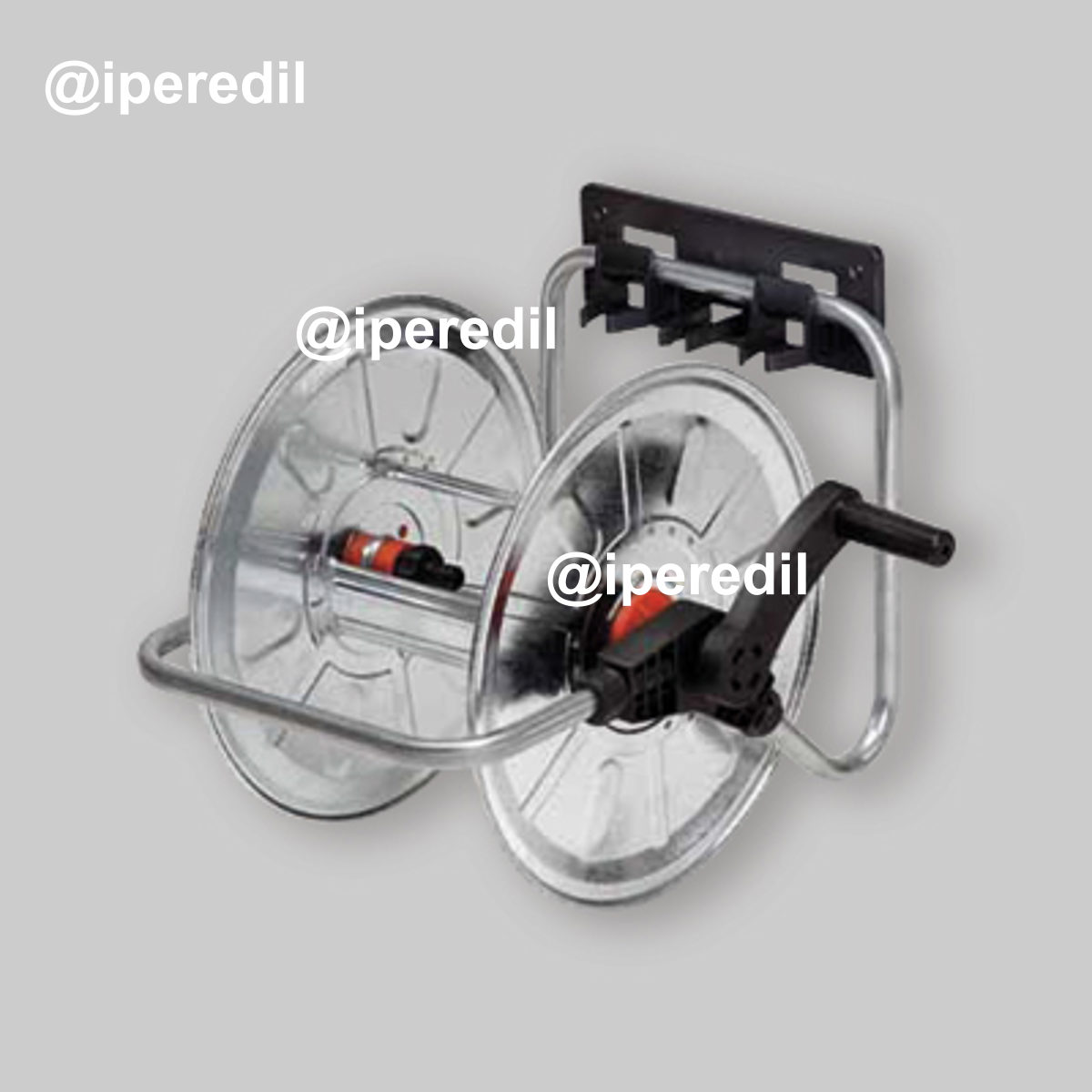 AVVOLGITUBO A PARETE IN ACCIAIO ZINCATO -