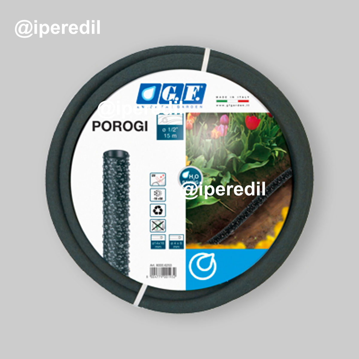 IRRIGATORE A SETTORE PLASTIC CARDINALE PROFESSIONAL Regolabile