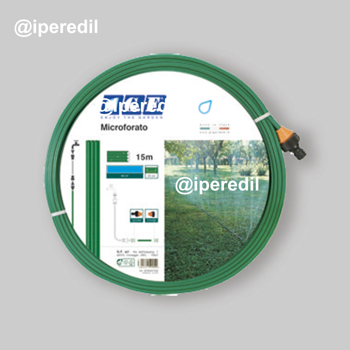 TUBO IRRORATORE MICROFORATO 15 metri