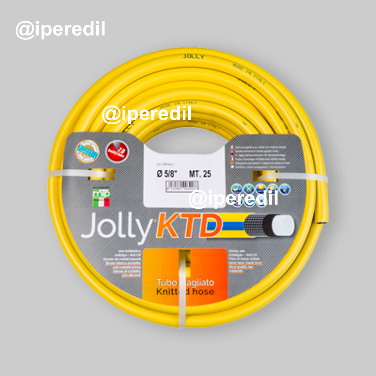 TUBO A 4 STRATI IN PVC MAGLIATO JOLLY KTD 5/8" mt. 25