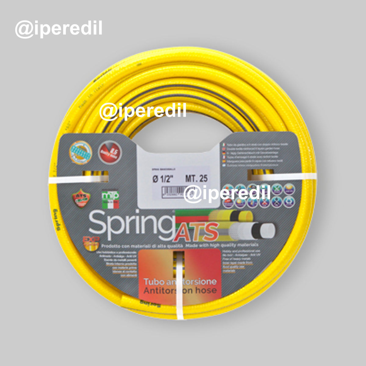 TUBO A 6 STRATI IN PVC ANTITORSIONE SPRING ATS 5/8" mt. 25