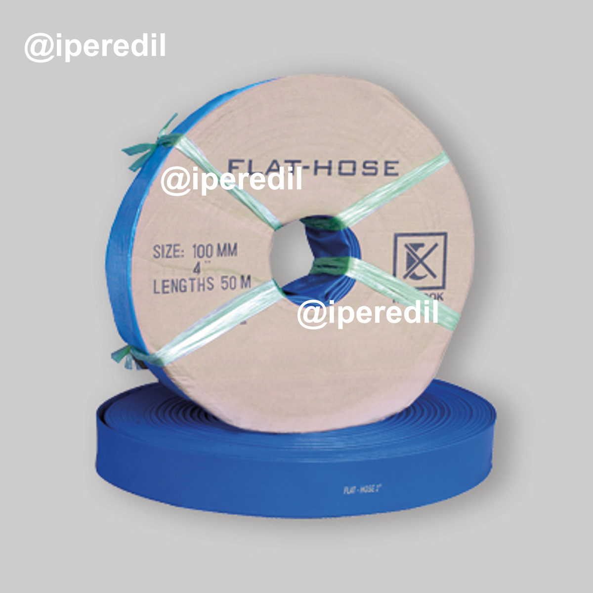 TUBO LAYFLAT MONOSTRATO FLESSIBILE "FLAT HOSE" Øint 52 (2") x Sp. 1,35 mm