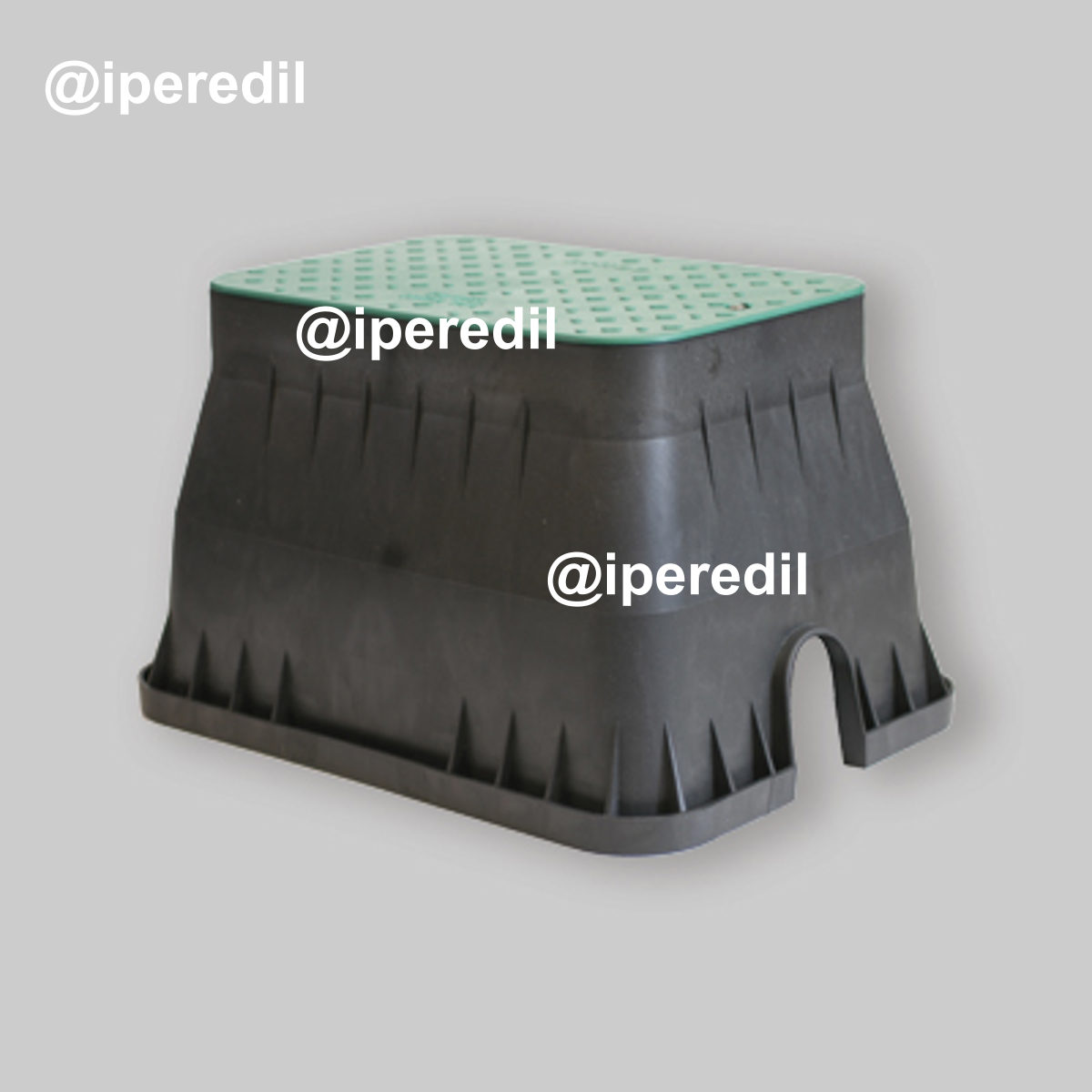 POZZETTO PER ELETTROVALVOLE IRRITEC Rettangolare 64x54xH.30 cm c/bullone