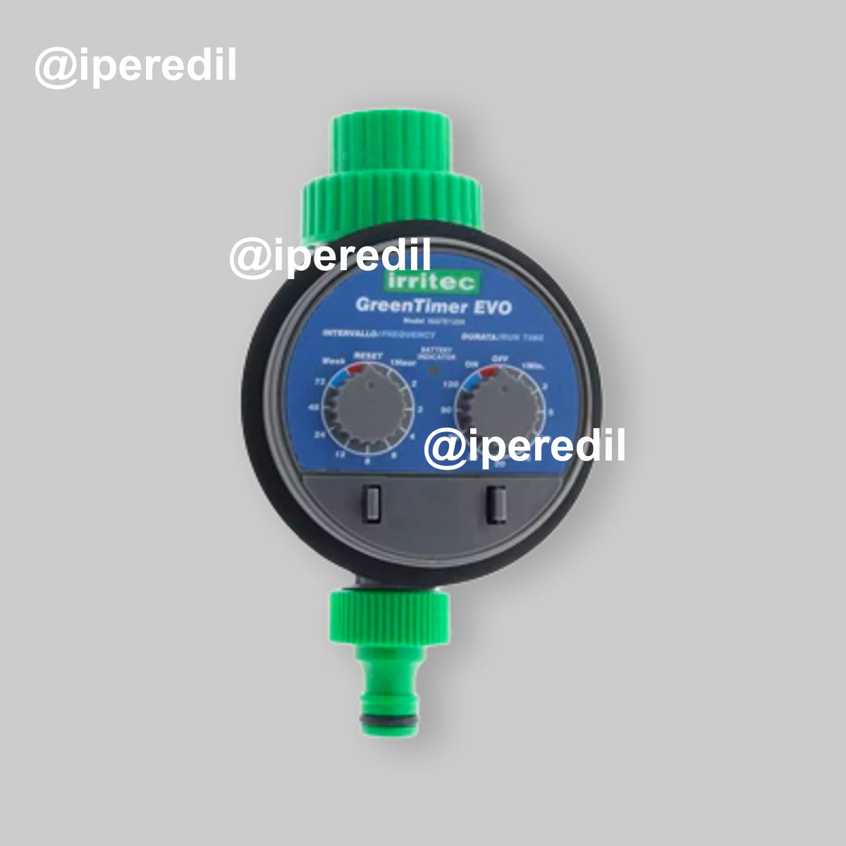 PROGRAMMATORE ELETTRONICO A PILE GREEN TIMER EVO 3/4" F
