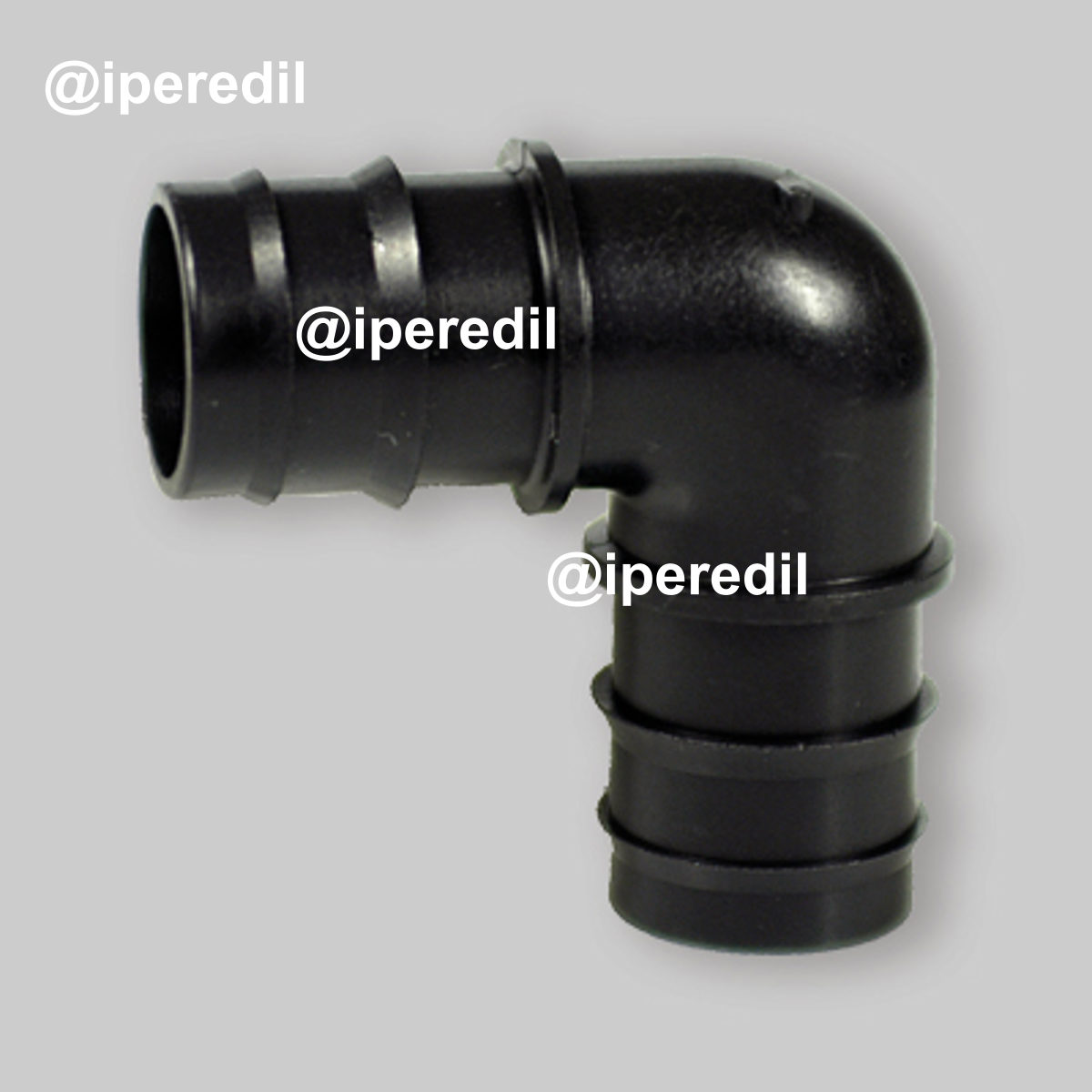 GOMITO PORTAGOMMA TUBI IN PE Ø25x25 mm