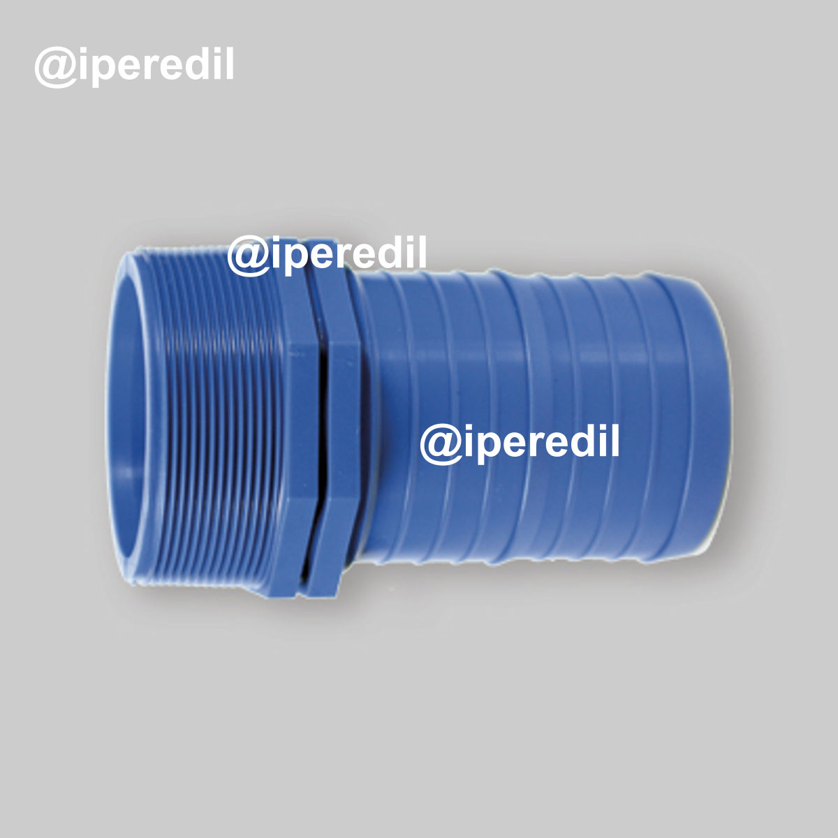 RACCORDO MASCHIO PER TUBI LAYFLAT Ø77 x 3"