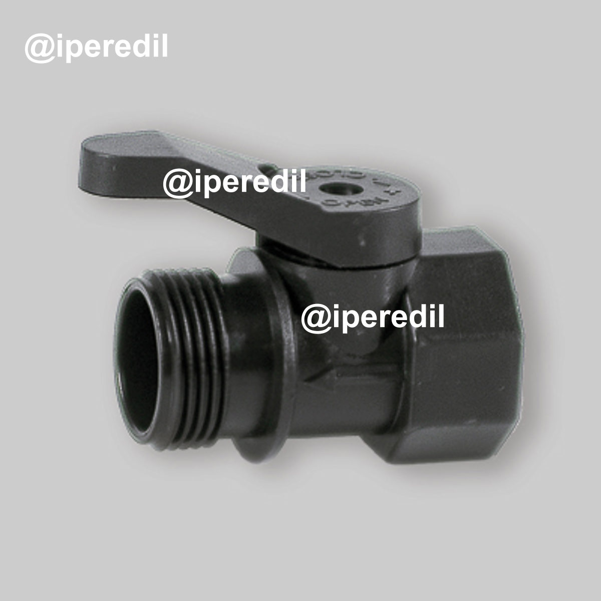 MINI VALVOLA A SFERA FEMMINA/MASCHIO 3/4" F x 3/4" M