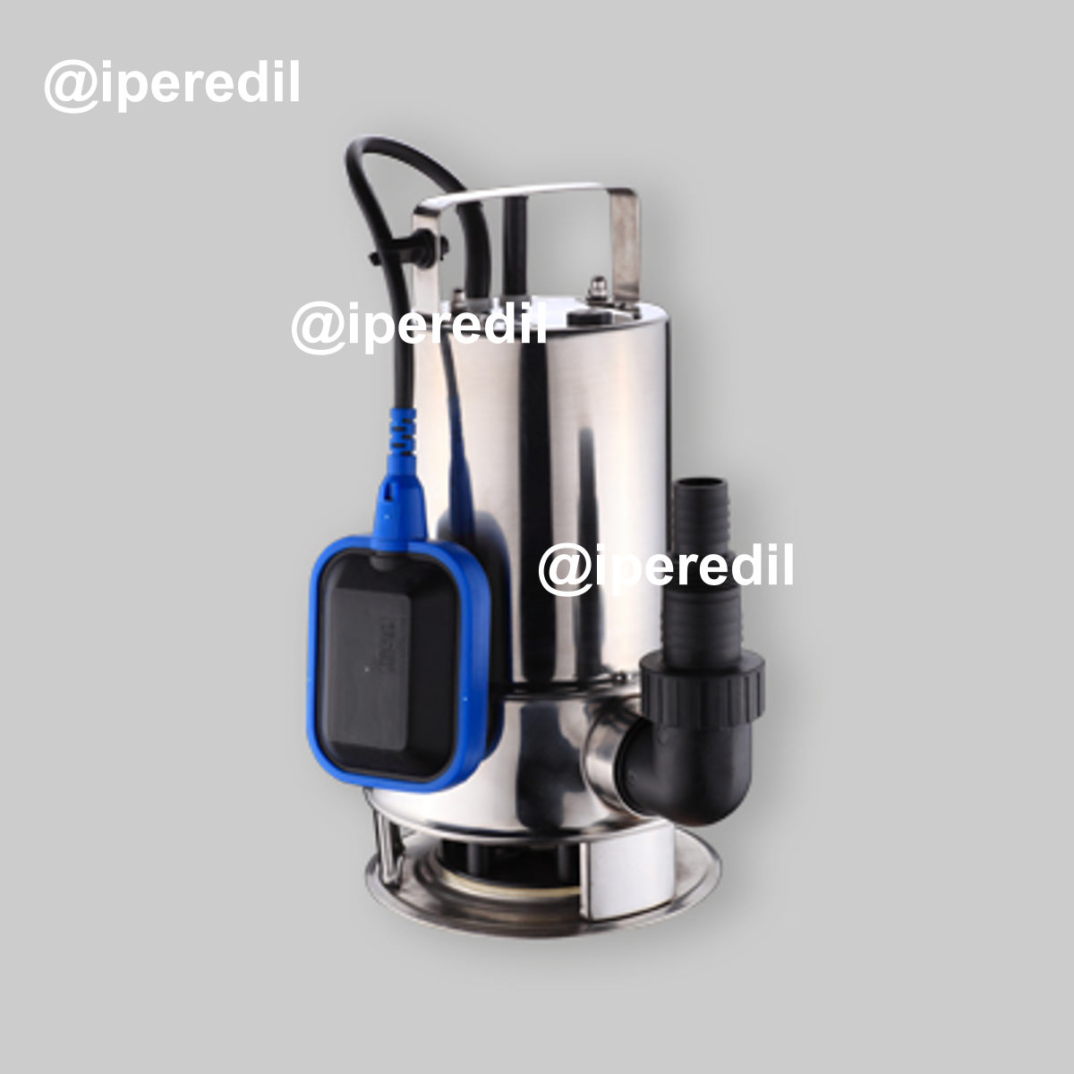 ELETTROPOMPA SOMMERSA PER ACQUE CARICHE IN ACCIAIO INOX 1,2 HP - 900 W