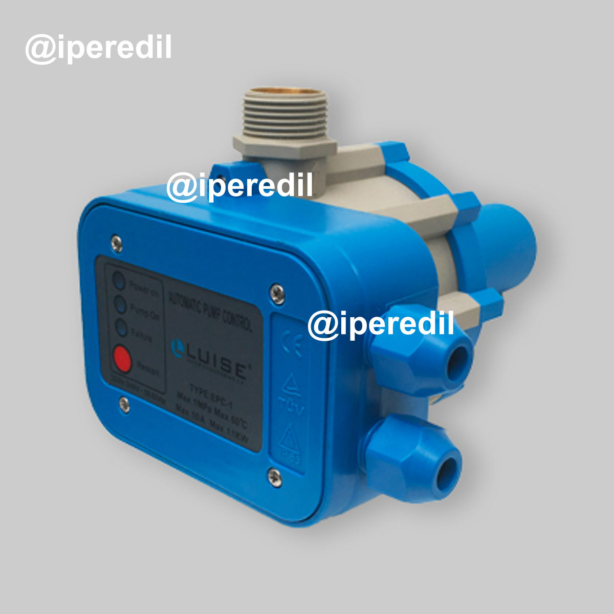 PRESSCONTROL REGOLABILE LUISE Min. 2,2 bar