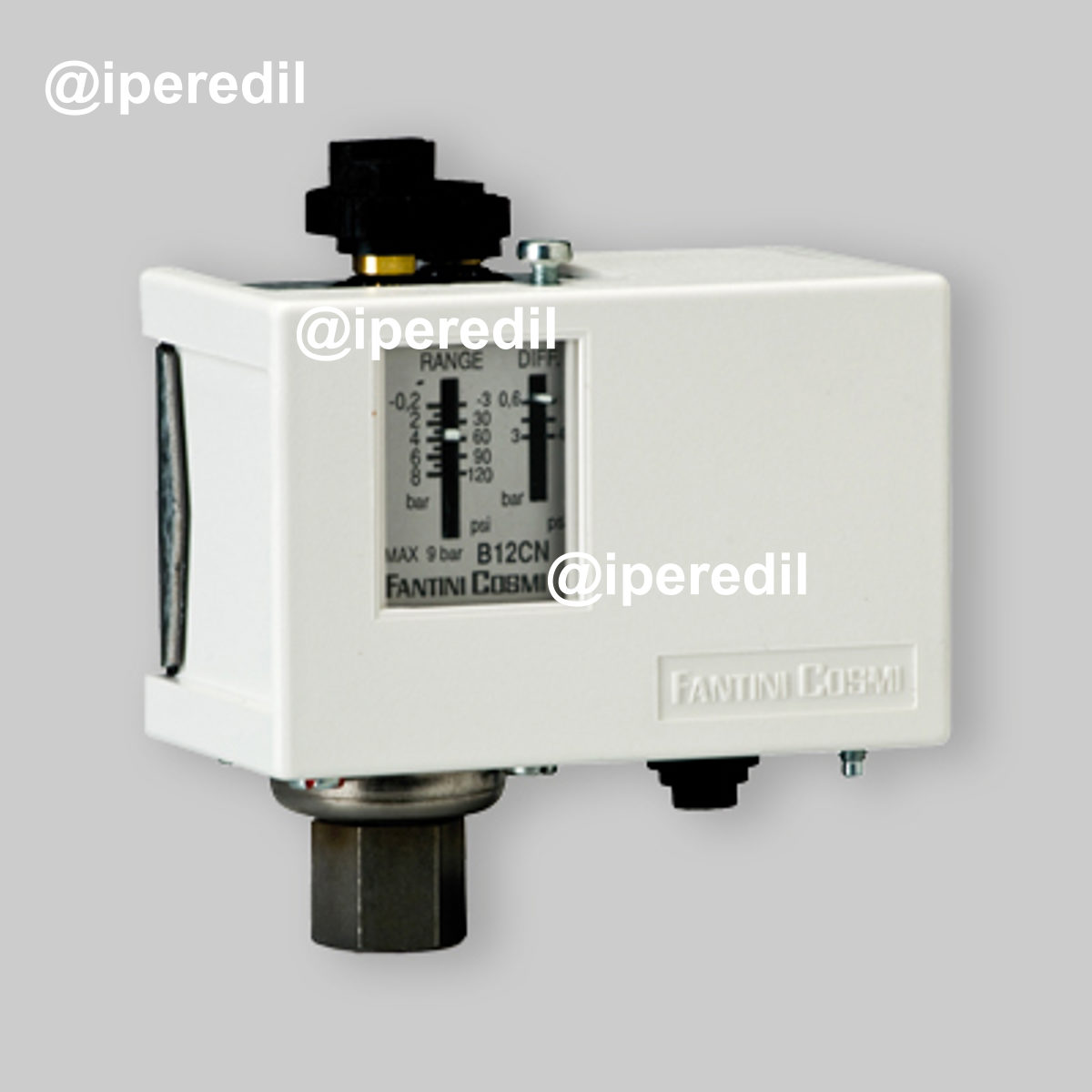 PRESSOSTATO A RIARMO AUTOMATICO "B12CN" 1/4" F