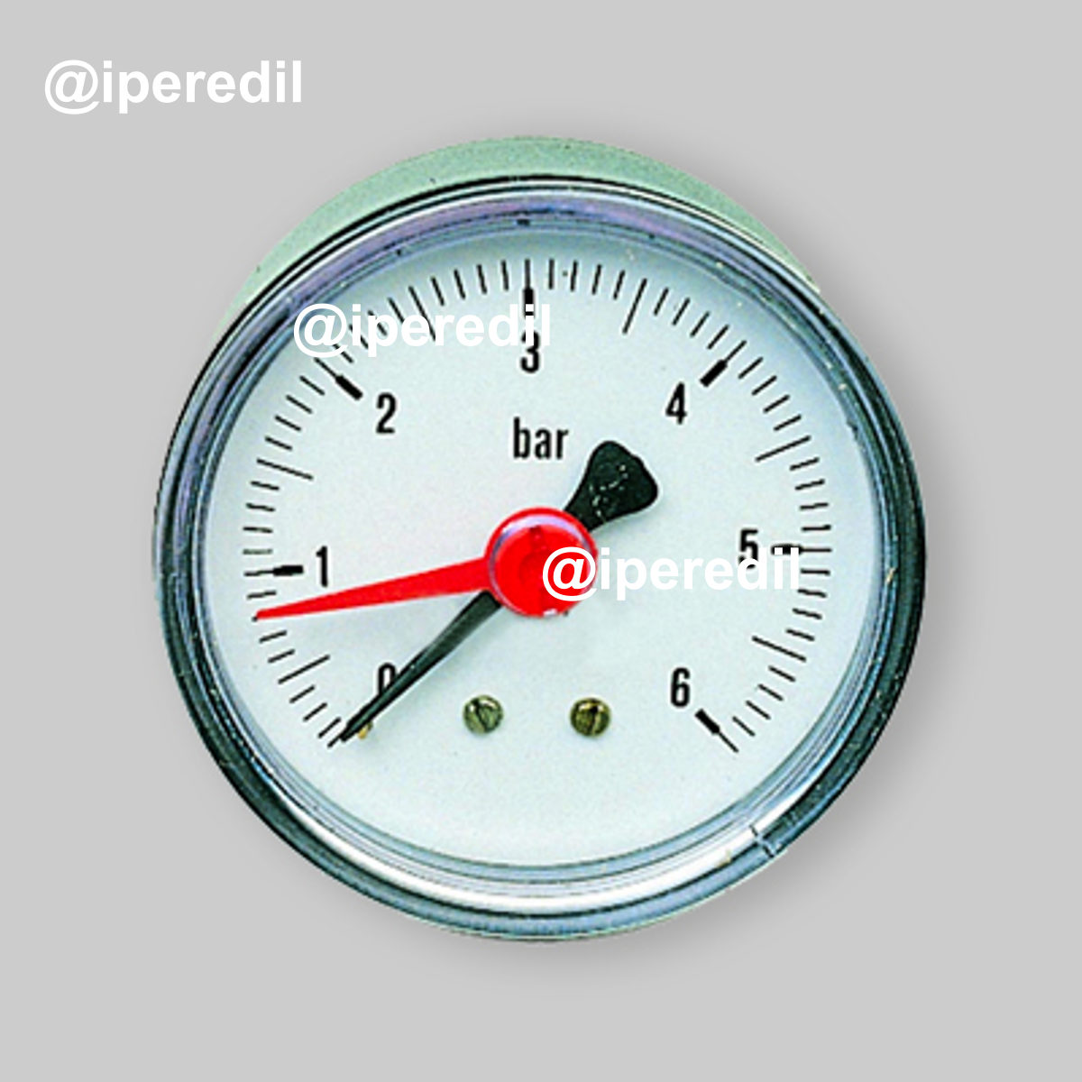 MANOMETRO Ø 50 POSTERIORE 0÷6 bar