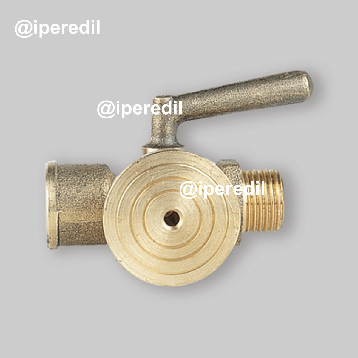 RUBINETTO PORTAMANOMETRO CON FLANGIA Ø 40 1/2"