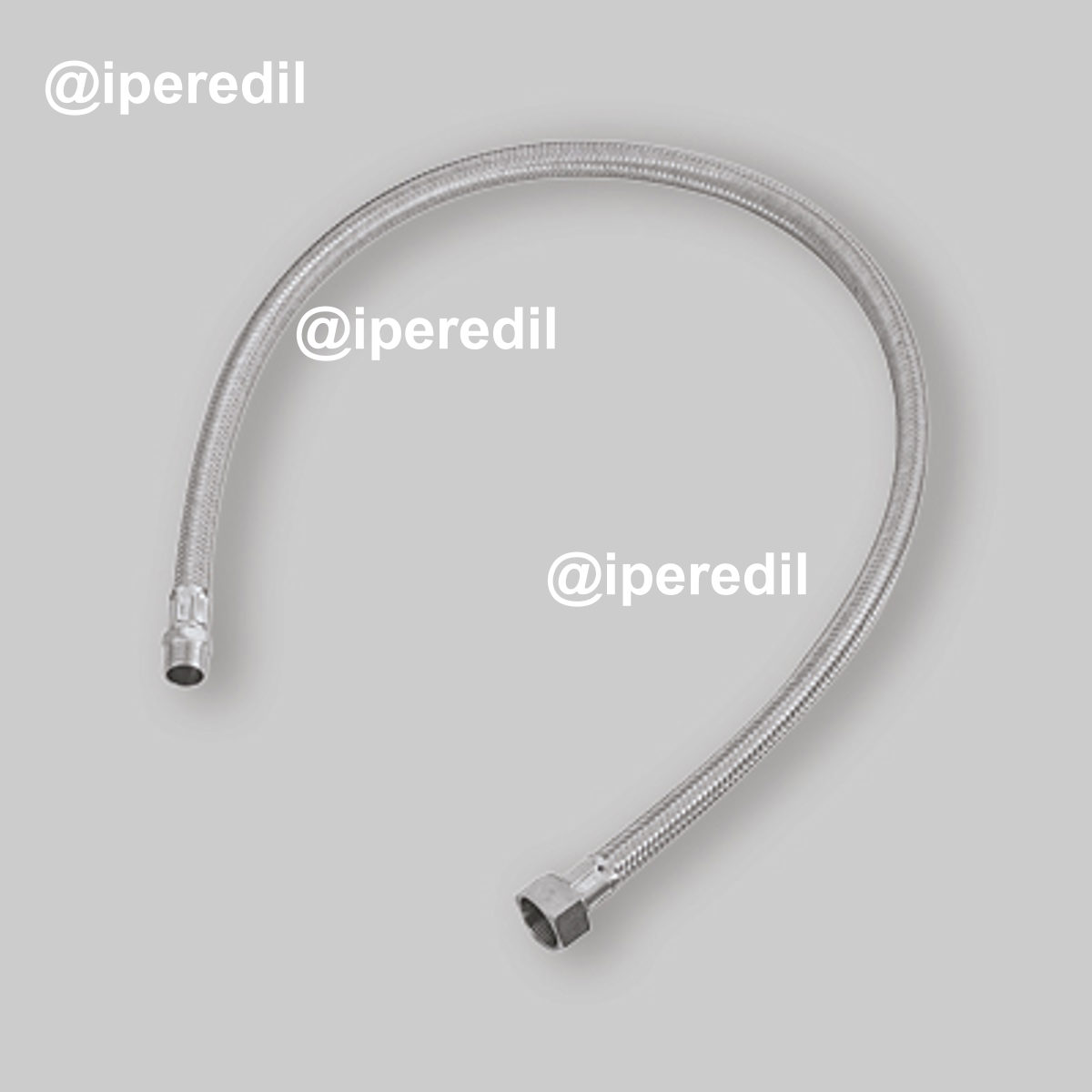 FLESSIBILE PER ALIMENTATORE AUTOMATICO D'ARIA MIDI - MAXI - SUPERMAXI 1/2"M x 3/4"F - 100 cm