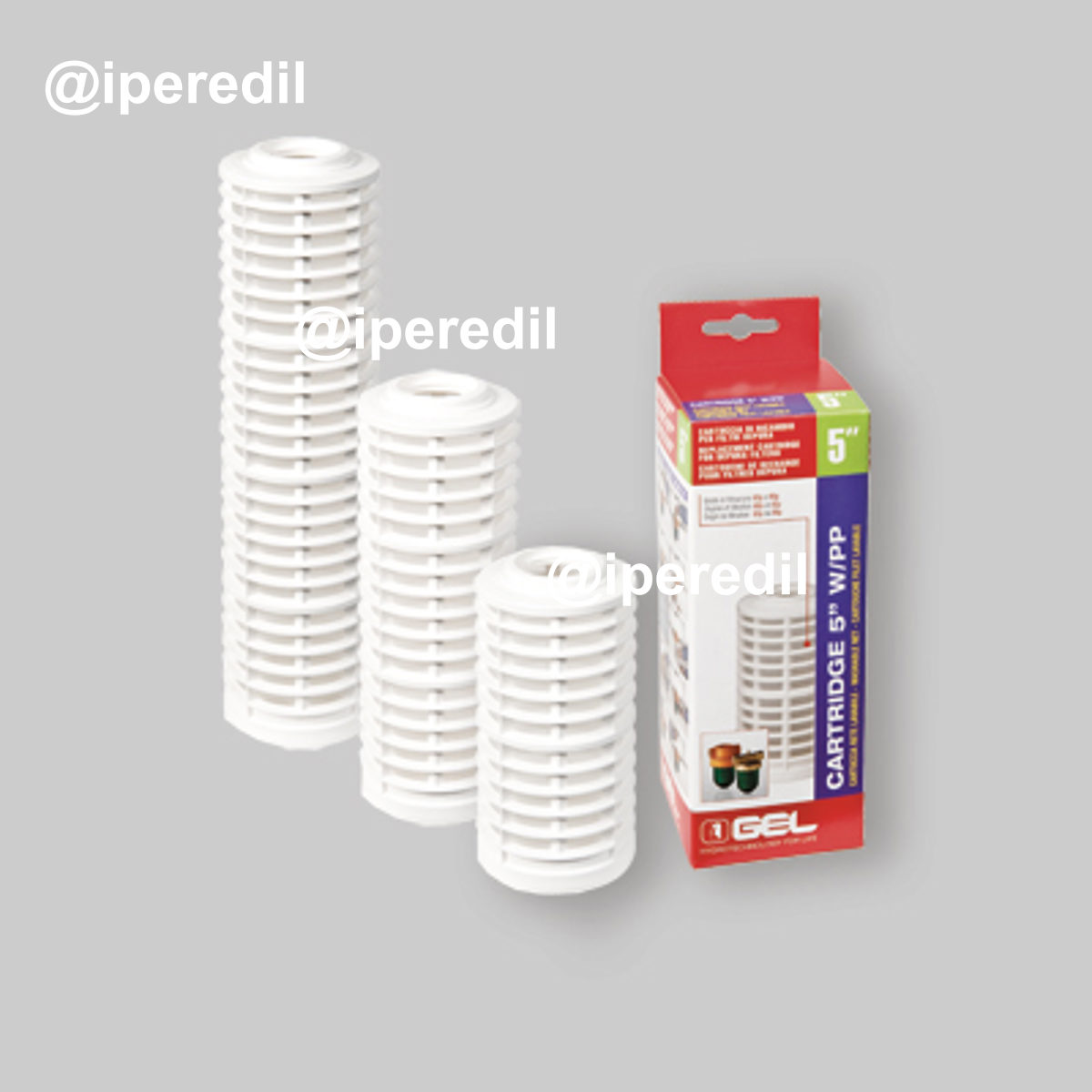 CARTUCCIA FILTRO VUOTA PER CRISTALLI E SALI 7" - 21122004