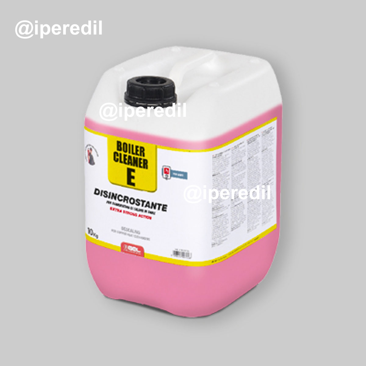 DISINCROSTANTE PER SCAMBIATORI DI CALORE IN RAME "BOILER CLEANER E" Tanica 5 lt.