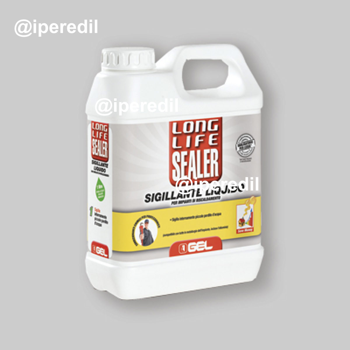 SIGILLANTE PER IMPIANTI TERMICI "LONG LIFE SEALER" Tanica 1 lt.