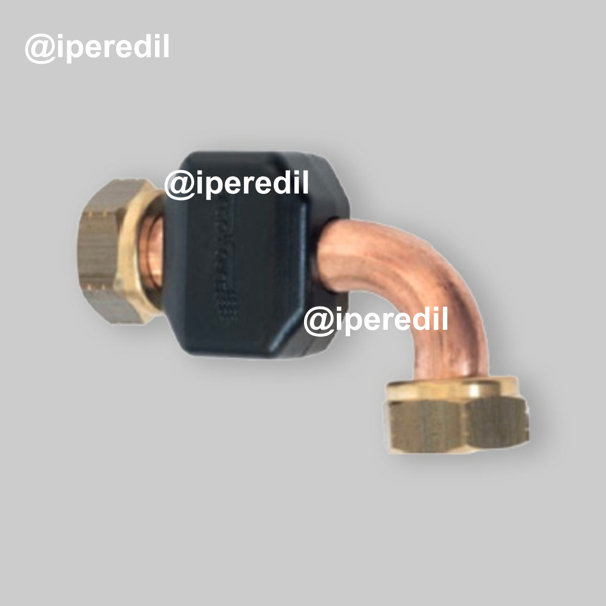 ANTICALCARE MAGNETICO CURVO CON CODOLI "ECOMAG/C" 3/4" FF