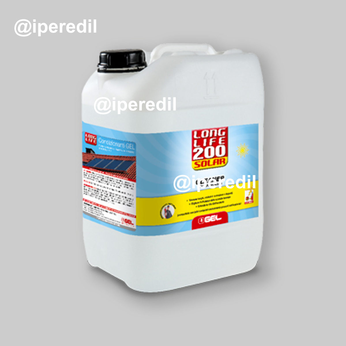 DETERGENTE PER IMPIANTI SOLARI "LONG LIFE 200 SOLAR" Tanica 10 lt.