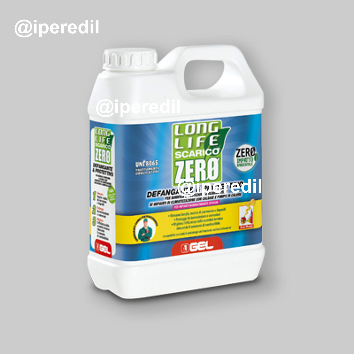 DEFANGATORE E PROTETTIVO PER IMPIANTI TERMICI "LONG LIFE SCARICO ZERO" Tanica 1 lt.