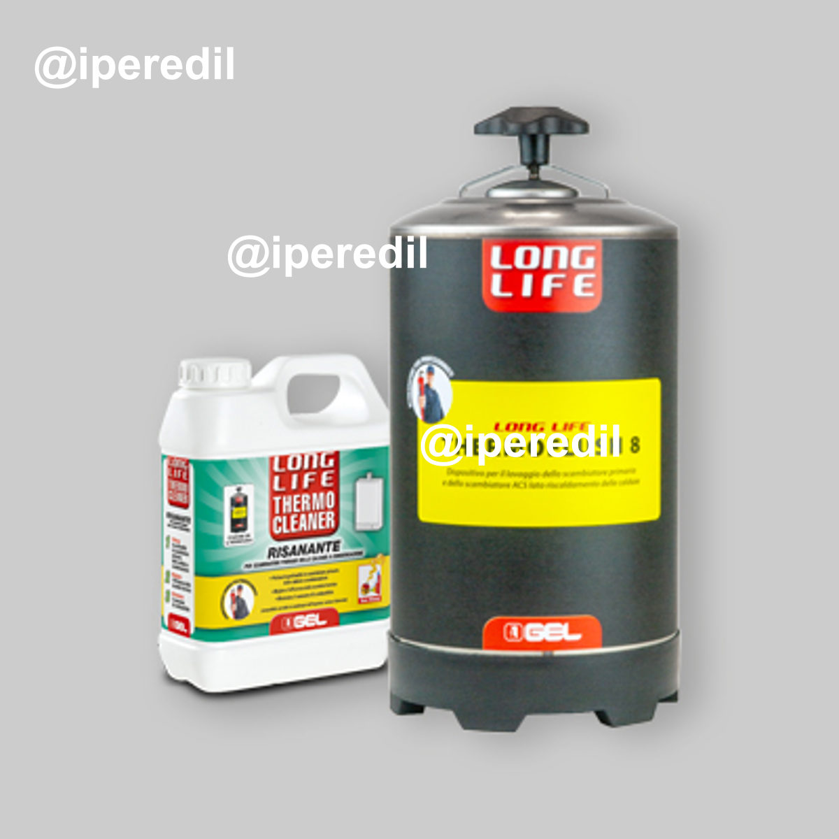 DISPOSITIVO DI LAVAGGIO PRESSURIZZABILE "LL THERMOFLUSH 8" M 3/4"