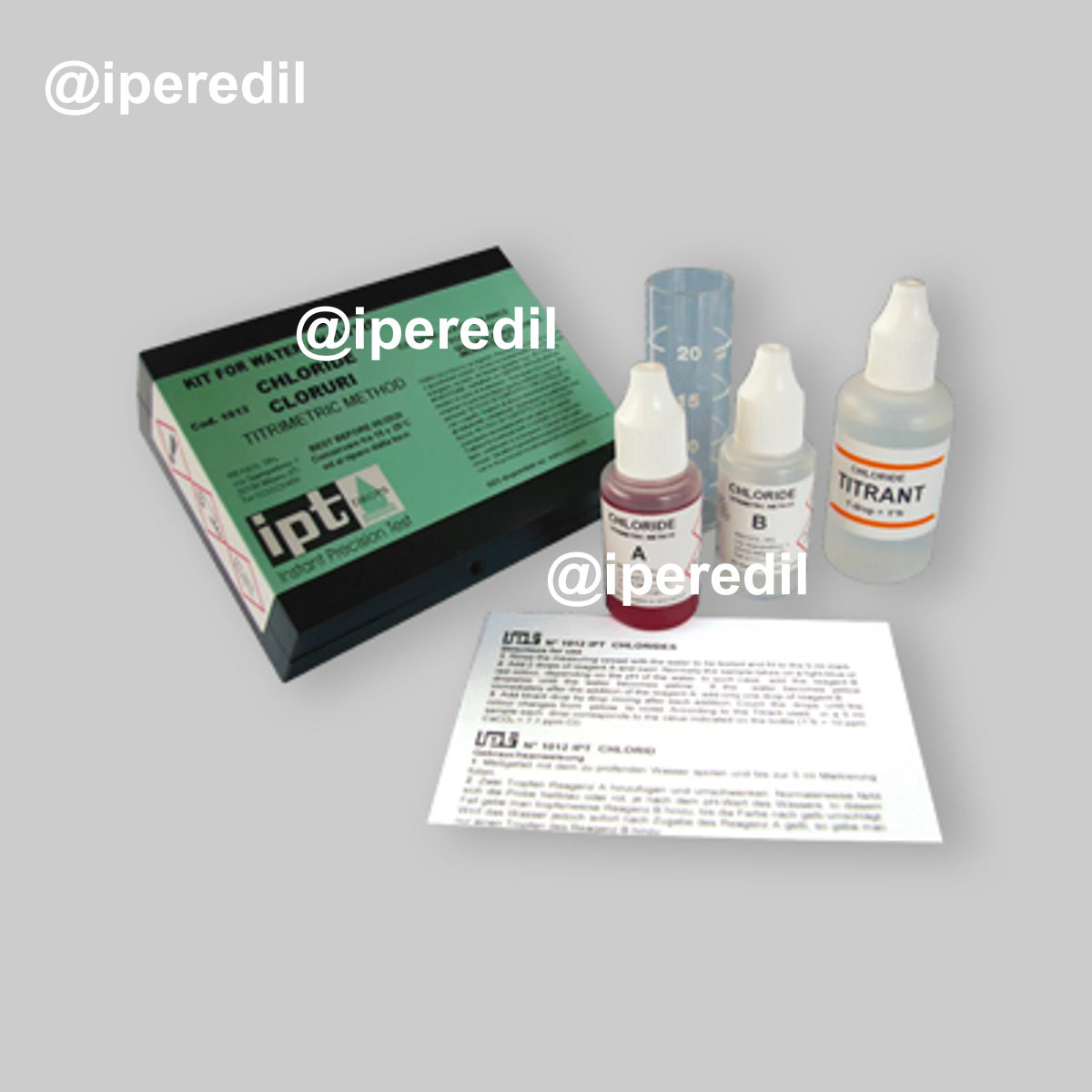 KIT ANALISI PER LA MISURA DEI CLORURI NELL'ACQUA -