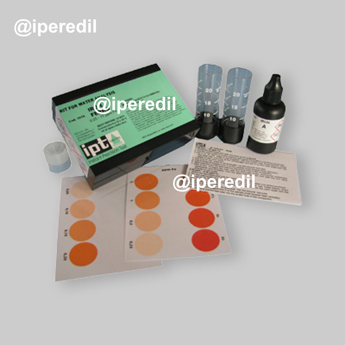 KIT ANALISI PER LA MISURA DEL FERRO DISCIOLTO NELL'ACQUA -