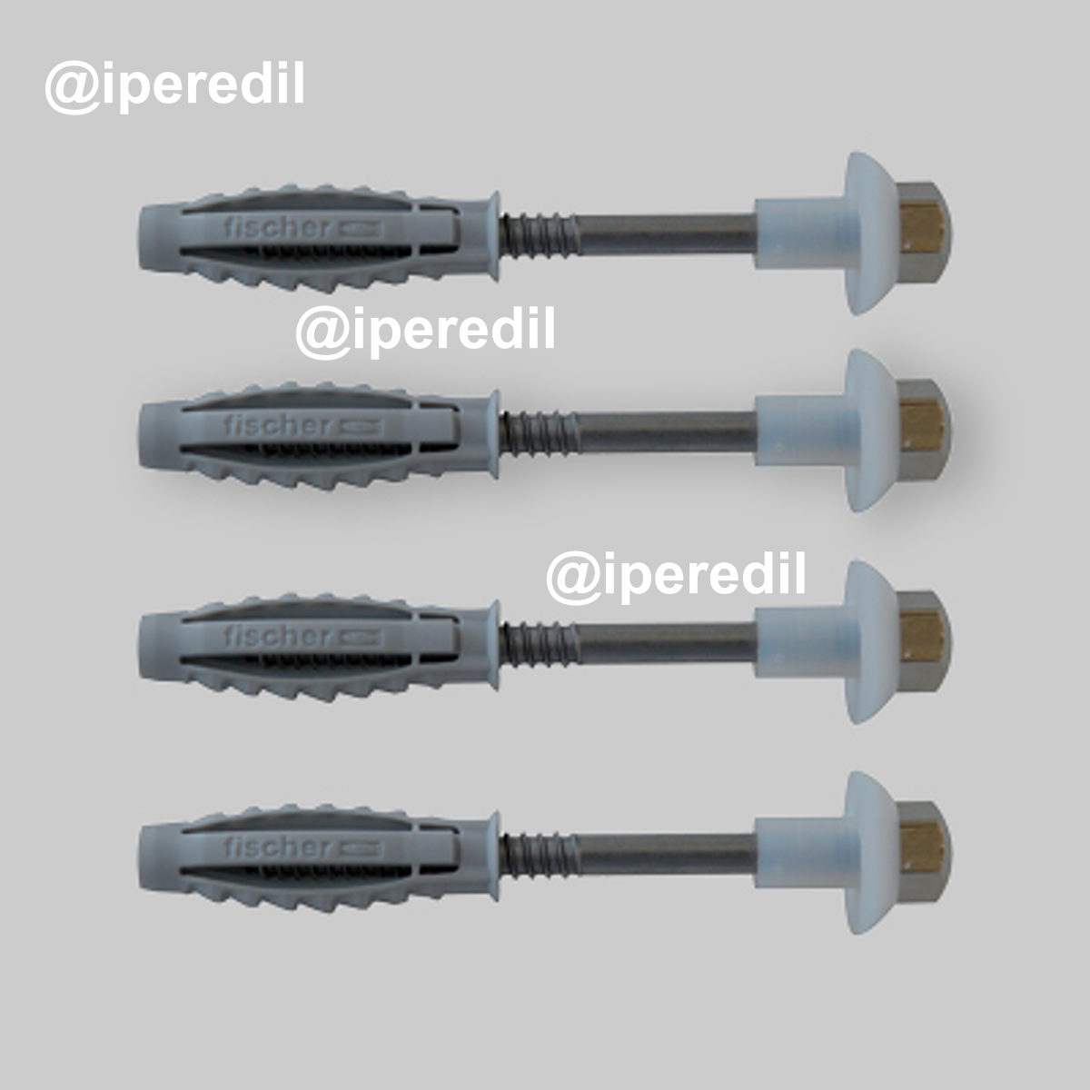 FISSAGGI PER VASO E BIDET A PAVIMENTO "WB2 INOX" Fori verticali