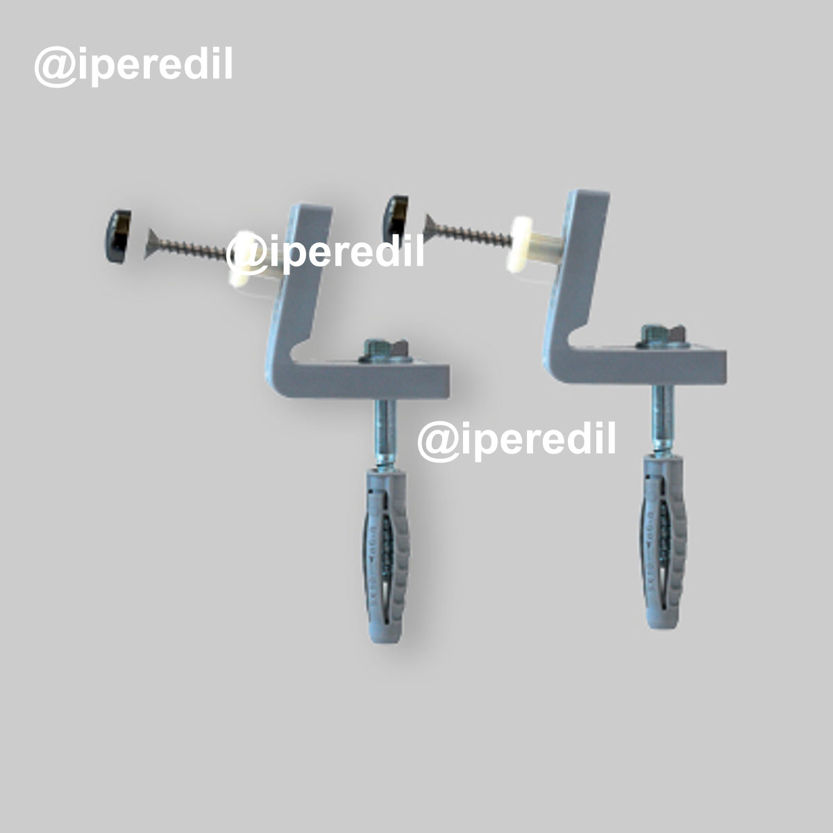 FISSAGGI NASCOSTI PER VASO E BIDET A PAVIMENTO "WB5" Fori laterali