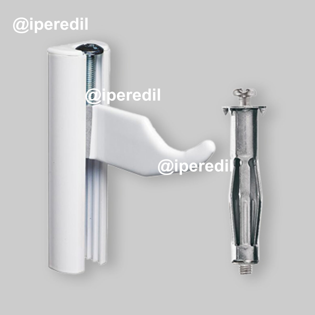 MENSOLA PER RADIATORE TUBOLARE 2-3 COLONNE SU CARTONGESSO "TC" Foro Ø10