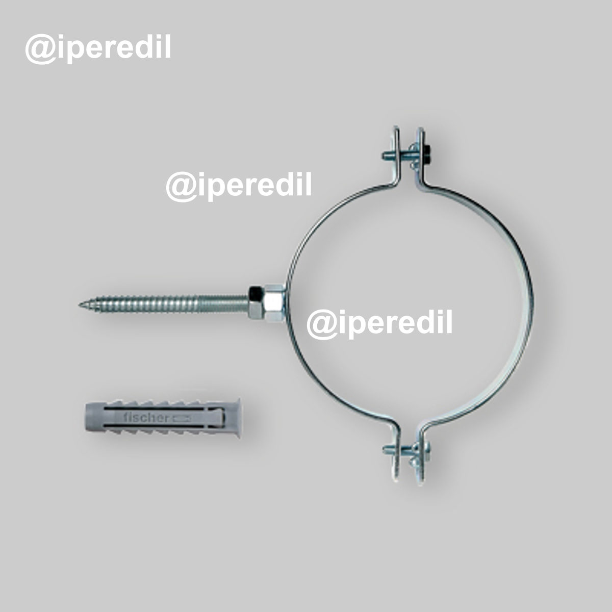 COLLARE PESANTE PER TUBI IN PLASTICA "CPE-SL" Ø160 mm