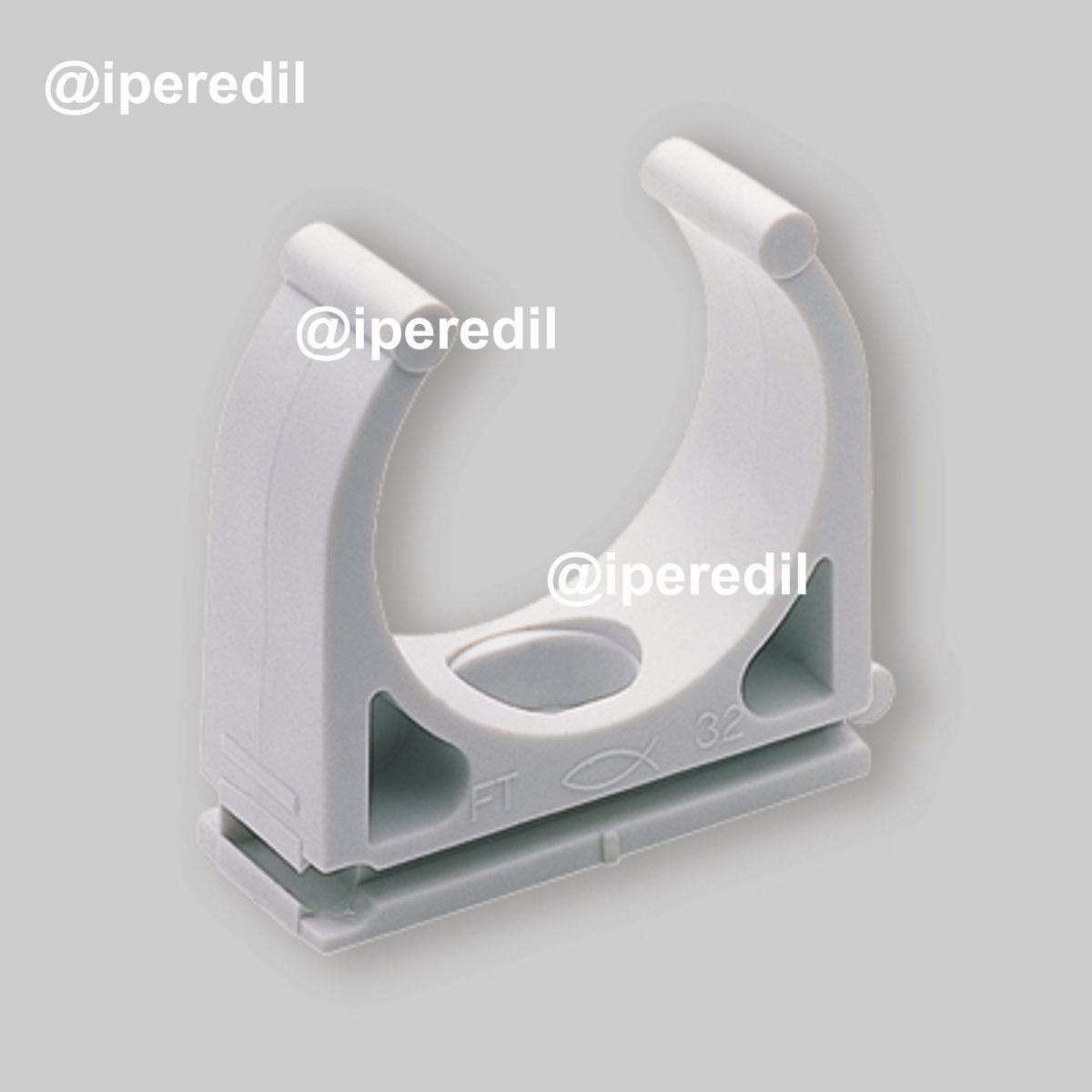 FISSATUBO APERTO IN NYLON "FT" Ø20 mm