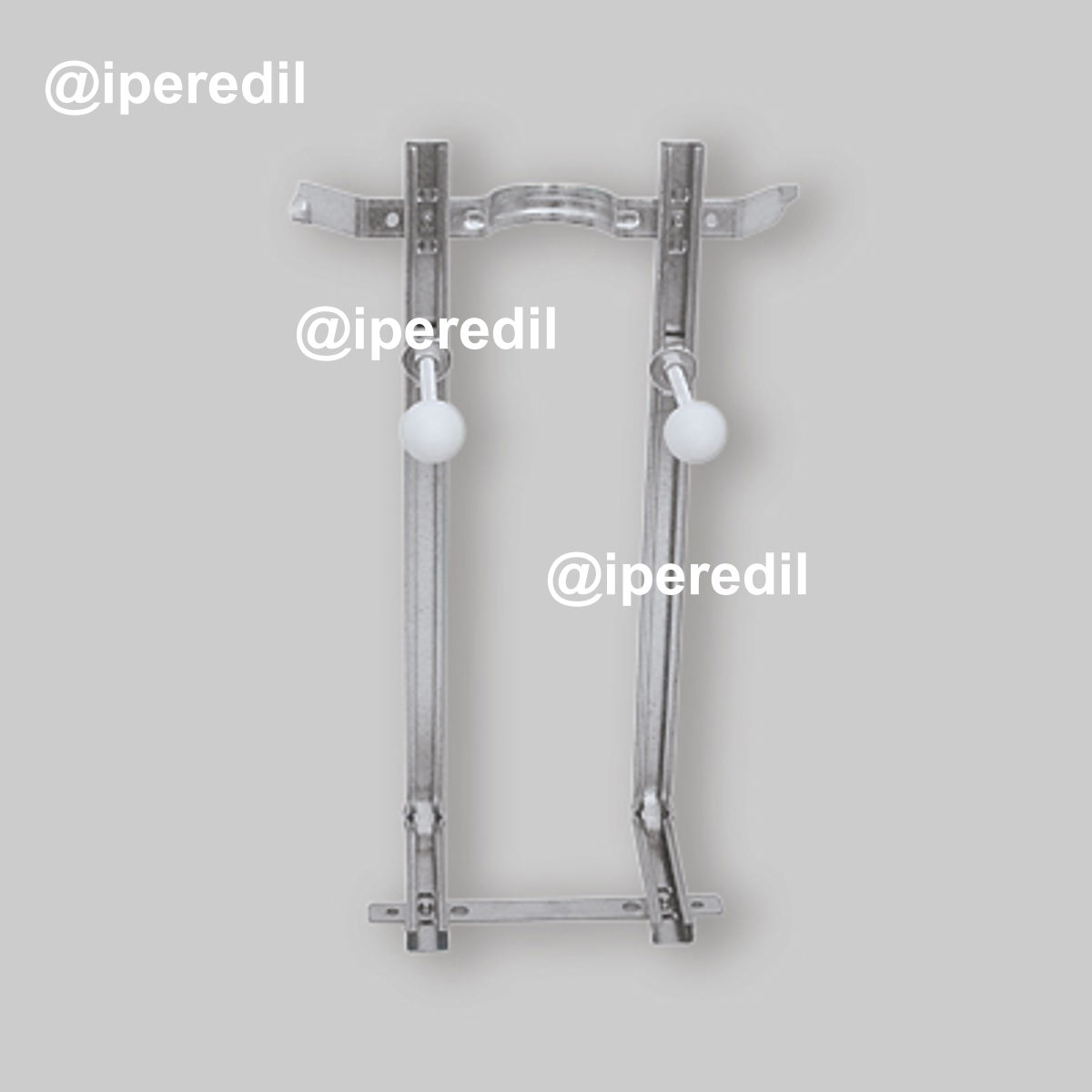 TELAIO COMPONIBILE "DUAL" SISTEMI PER VASO E BIDET SOSPESO -