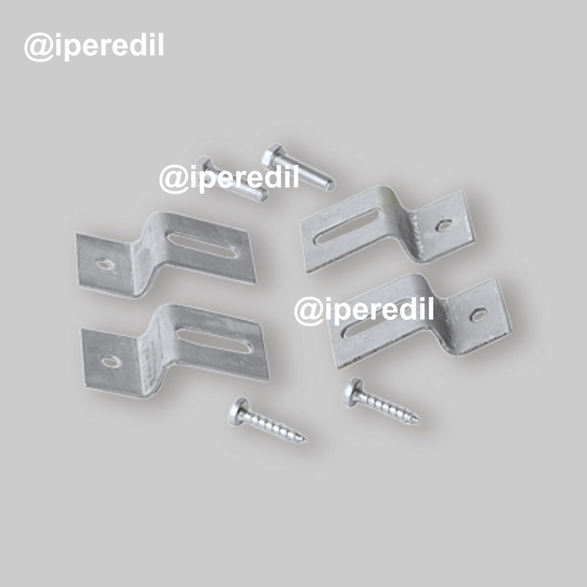 FISSAGGI PER LAVABO SOTTOPIANO Set 4 pz