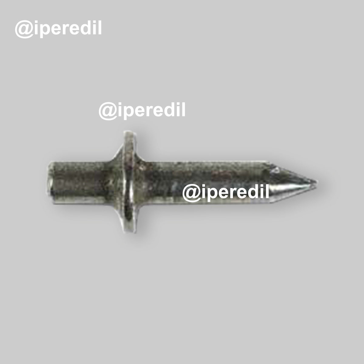 CHIODO CON COLLARE IN ACCIAIO TEMPERATO 4 x 18 x 26