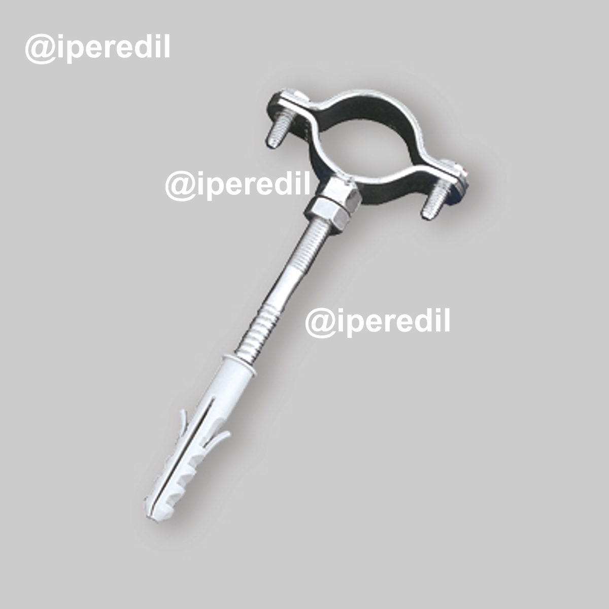 COLLARE FERMATUBO ZINCATO PER TUBI IN ACCIAIO 1/2"