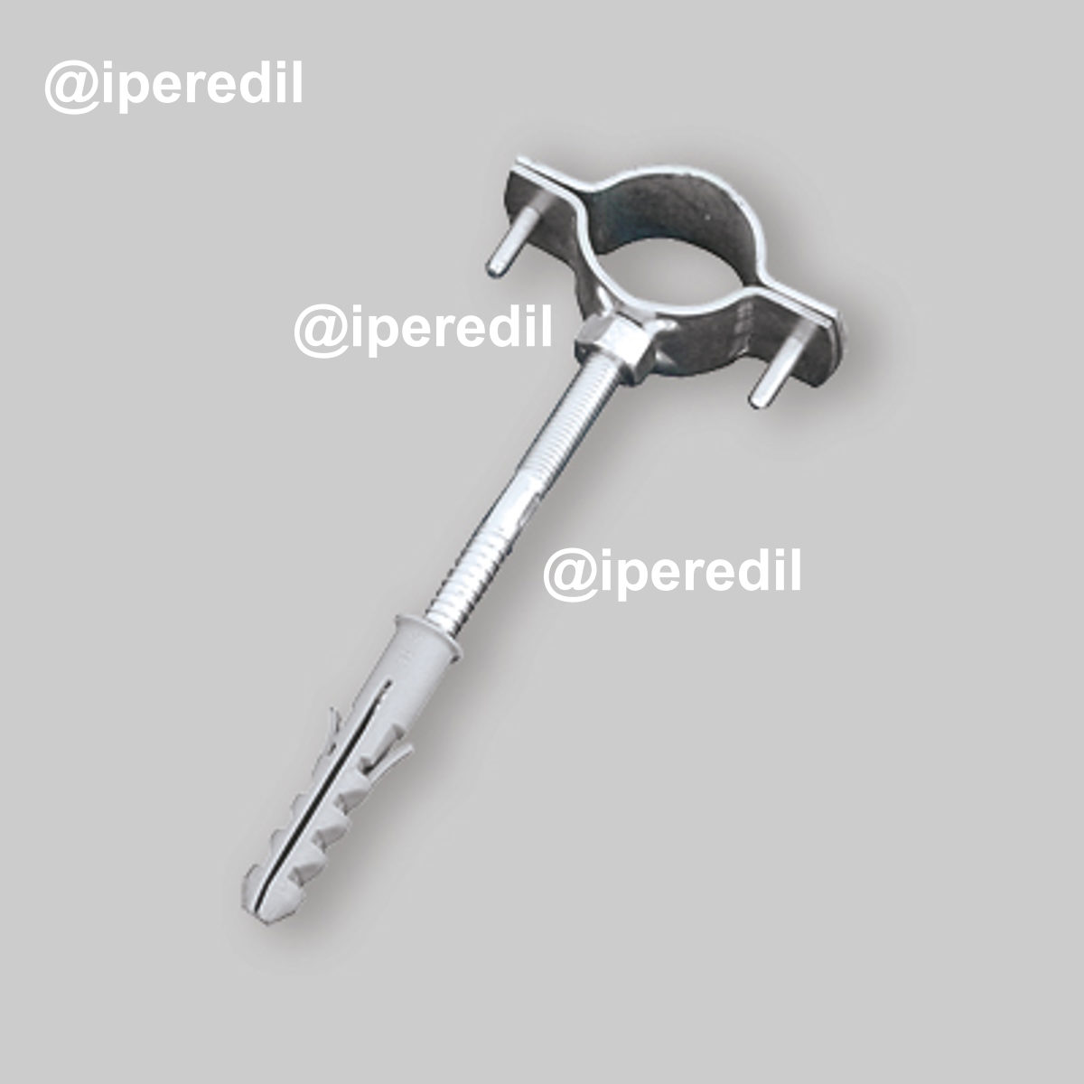 COLLARE FERMATUBO ZINCATO PER TUBI IN PVC Ø80 mm