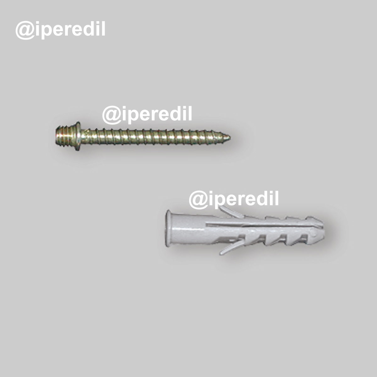 TASSELLO DI FISSAGGIO PER COLLARE LEGGERO M6x30 - Tassello 8x40