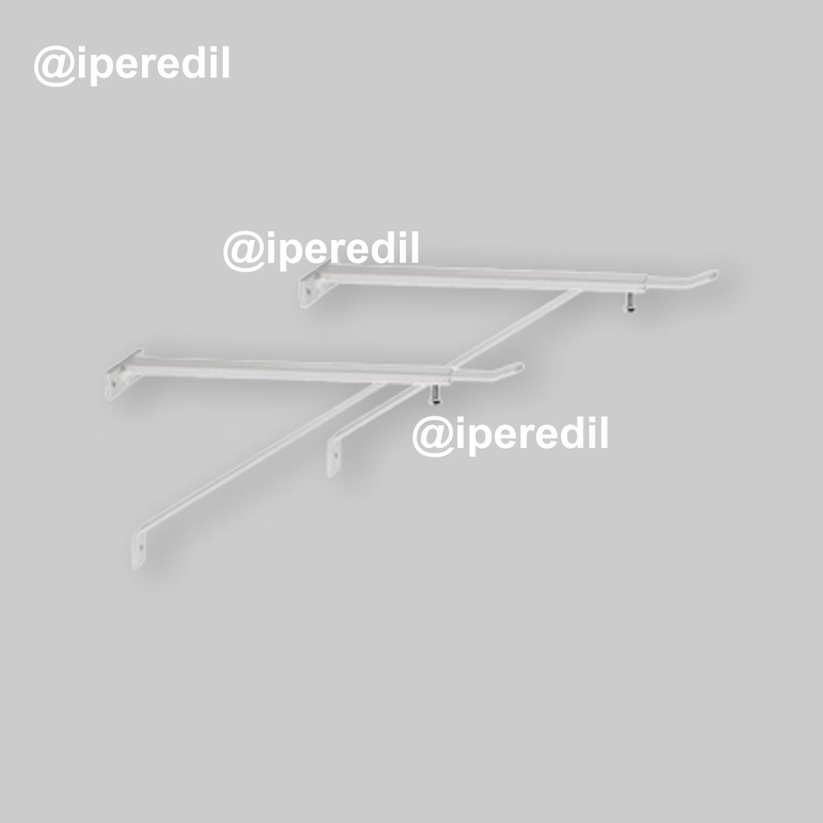 STAFFE REGGI PILOZZO A MURO L.290 mm