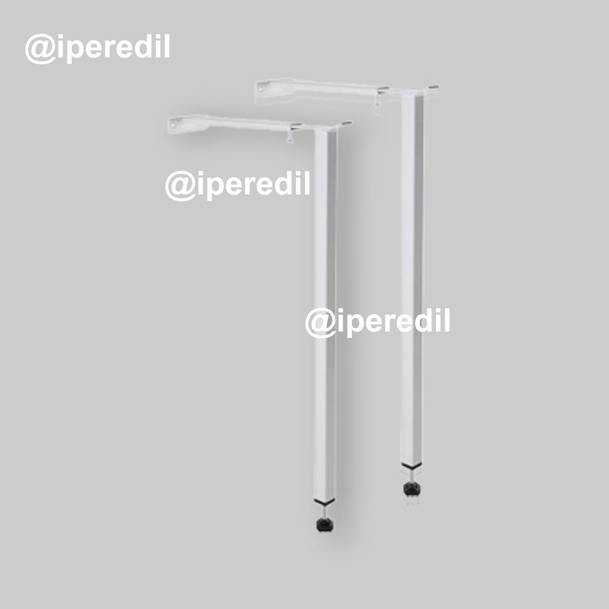 STAFFE REGGI PILOZZO A TERRA H.400 mm